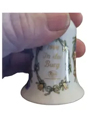 Vorschaubild 4 von In der Burg 1996 Weihnachtsglocke Porzellan Laterne Weiß 8cm