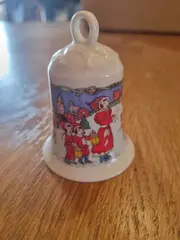 Vorschaubild 2 von In der Burg 1996 Weihnachtsglocke Porzellan Laterne Weiß 8cm