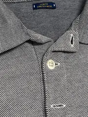 Vorschaubild 3 von Poloshirt Herren Grau L Klassisch Baumwolle Meliert Stickerei