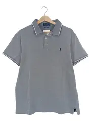 Vorschaubild 1 von Poloshirt Herren Grau L Klassisch Baumwolle Meliert Stickerei