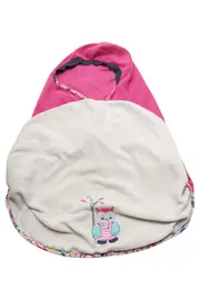 Vorschaubild 1 von Babydecke Rosa Eule Polyester Einschlagdecke Kuscheldecke