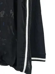 Vorschaubild 4 von Damen Langarmshirt Gr. 42 Schwarz Blumenmuster Casual
