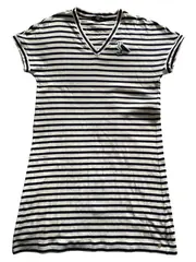 Vorschaubild 1 von Freizeitkleid Damen L Gestreift Mehrfarbig Baumwolle