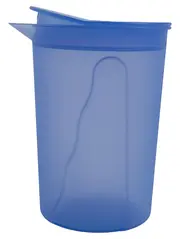 Vorschaubild 1 von Krug 1,5 Liter Blau Kunststoff mit Deckel Ausgießer