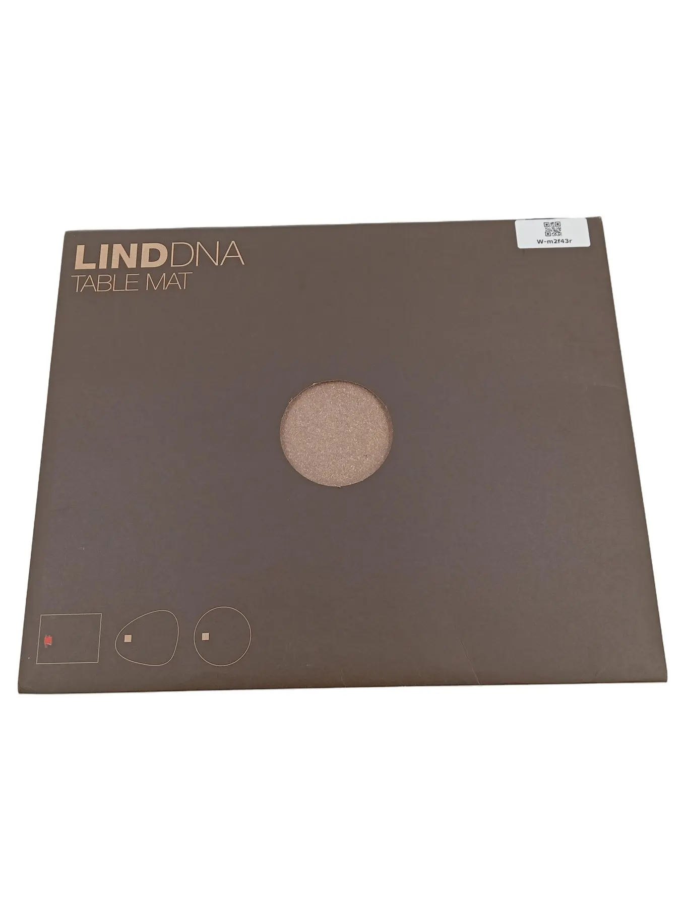 LIND DNA Platzset Leder Braun Modern Tischset Alltag Uni