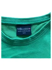 Vorschaubild 7 von Kinder Langarmshirt Gr. 128 Grün mit Troll-Aufdruck Casual