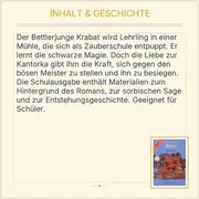 Vorschaubild 3 von Krabat Otfried Preußler Taschenbuch Schulausgabe Deutsch Jugendbuch