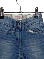 Vorschaubild 3 von Mädchen Jeans Regular Fit Gr. 122 Blau Casual