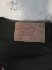 Vorschaubild 2 von 501 Jeans Herren W34/L30 Schwarz Straight Leg Denim