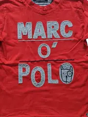 Vorschaubild 2 von Langarmshirt Kinder Gr. 116 Rot Hund Baumwolle Casual