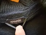 Vorschaubild 3 von Damen Strickjacke Wolljacke Gr. 44 XXL Schwarz Knopf Klassisch