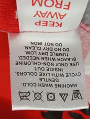 Vorschaubild 4 von Kinder T-Shirt Gr. 164 Rot Grau Streetwear Logo-Print Kurzarm