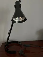 Vorschaubild 1 von LAGRA Tischleuchte Schreibtischlampe Metall Schwarz Modern 49cm