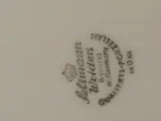 Vorschaubild 3 von Kuchenteller Porzellan Weiß Blumenmuster 19cm Klassisch