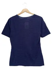 Vorschaubild 2 von TAIFUN Damen T-Shirt Gr. 38/M Blau Gestreift Kurzarm Klassisch Elegant