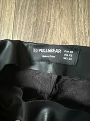 Vorschaubild 3 von Hosenrock Damen XS Schwarz Kunstleder Minirock