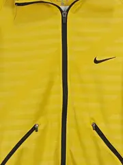 Vorschaubild 3 von Damen Trainingsjacke Gelb Gr. 36/S Sportlich Polyester Reißverschluss