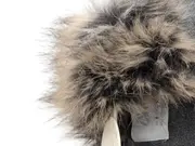 Vorschaubild 4 von Kinder Wintermantel Wolle Gr. 134 Grau Kapuze Struktur Casual Alltag