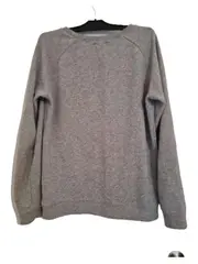 Vorschaubild 2 von Sweatshirt Damen Grau Meliert Langarm Strass Gr. 34 XS Baumwolle