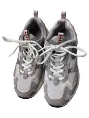 Vorschaubild 5 von Damen Sneaker Low Grau Gr. 38 Sportschuhe Turnschuhe Mesh