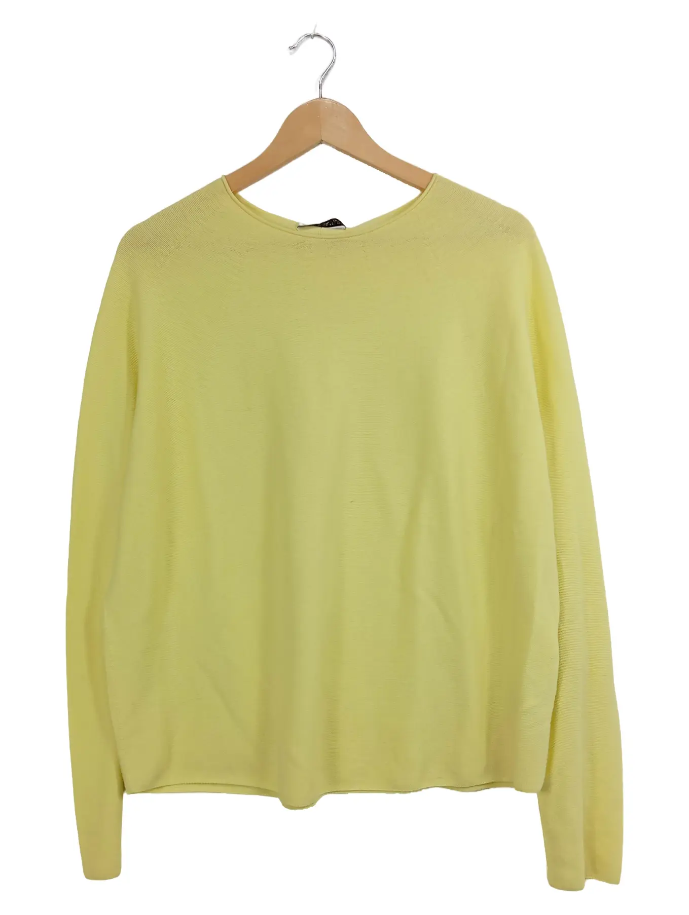 DRYKORN Damen Pullover Langarm Basic Gelb Gr. 38/M Baumwolle