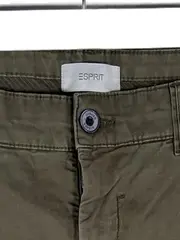 Vorschaubild 4 von Chino Stoffhose Herren W34, L34 Oliv Slim Fit Casual