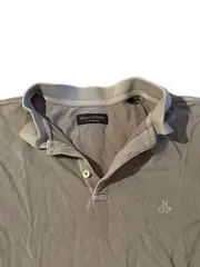 Vorschaubild 3 von Poloshirt Herren Baumwolle Beige Kurzarm Gr. M 48