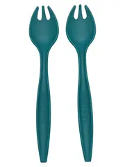 Vorschaubild 1 von Salatbesteck 2-teilig Petrol Kunststoff 30cm Salatserver