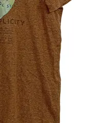Vorschaubild 3 von Herren T-Shirt Outdoor Print Braun Meliert Gr. L