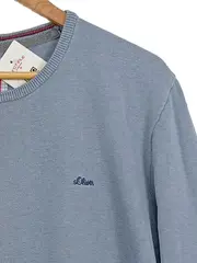 Vorschaubild 2 von Pullover Herren Gr. XL Blau Casual Baumwolle