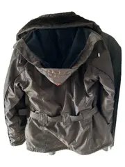 Vorschaubild 5 von Damen Parka Jacke Gr. 38 Braun Fellkragen Kapuze Outdoor