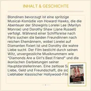 Vorschaubild 4 von Blondinen bevorzugt DVD Komödie Marilyn Monroe Jane Russell Musical Klassiker