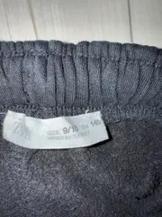 Vorschaubild 3 von Kinder Jogginghose Wide Leg Schriftzug Logo Print Schwarz Gr. 140