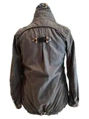 Vorschaubild 2 von Damen Parka Jacke Gr. M Grau Kapuze Baumwolle Outdoor Casual