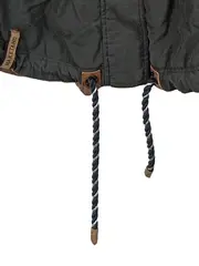 Vorschaubild 5 von Damen Parka Jacke Gr. M Grau Kapuze Baumwolle Outdoor Casual