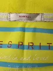 Vorschaubild 5 von Damen Poloshirt gestreift Gelb Gr. 38;M Kurzarm Casual