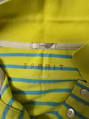 Vorschaubild 4 von Damen Poloshirt gestreift Gelb Gr. 38;M Kurzarm Casual