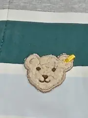 Vorschaubild 4 von Poloshirt Langarm Jungen Gestreift Bär Applikation Gr. 98 Mehrfarbig