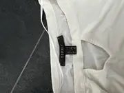 Vorschaubild 3 von Damen Langarmshirt Gr. 40/L Weiß Basic Viskose Elasthan