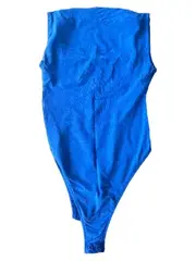 Vorschaubild 2 von Damen Body Ärmellos Quadratischer Ausschnitt Blau Gr. S