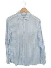 Vorschaubild 1 von Herren Business Hemd gestreift Leinen Gr. 38