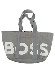 Vorschaubild 1 von Shopper Tragetasche Grau Filz Logo Print Damen Tasche