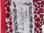 Vorschaubild 3 von Damen Freizeitkleid Gr. 62/7XL Rot Baumwolle Komfortabel