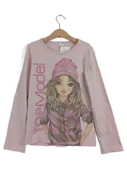 Vorschaubild 1 von Top Model Langarmshirt Mädchen Girls United Gr. 140 Pink Casual Baumwolle