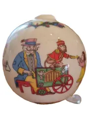 Vorschaubild 1 von Weihnachtskugel 2001 Zirkus Affe Porzellan Kugel
