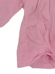 Vorschaubild 2 von Baby Kapuzenjacke Gr. 62 Rosa Baumwolle Herz-Taschen Mädchen