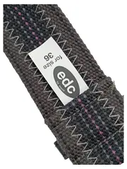 Vorschaubild 2 von Stoffgürtel Herren Gr. 36 Grau Gestreift Dornschließe