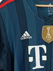 Vorschaubild 5 von FC Bayern München Trikot Herren XL Petrol FIFA WM 2013 Away
