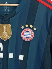 Vorschaubild 4 von FC Bayern München Trikot Herren XL Petrol FIFA WM 2013 Away