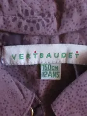 Vorschaubild 4 von Kinder Bluse Lila Blumenmuster Gr. 152 Feminin